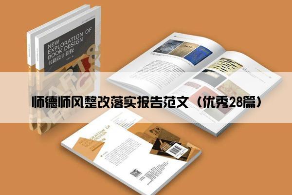 师德师风整改落实报告范文（优秀28篇）