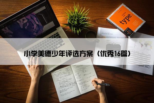 小学美德少年评选方案（优秀16篇）