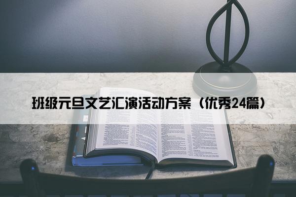 班级元旦文艺汇演活动方案（优秀24篇）