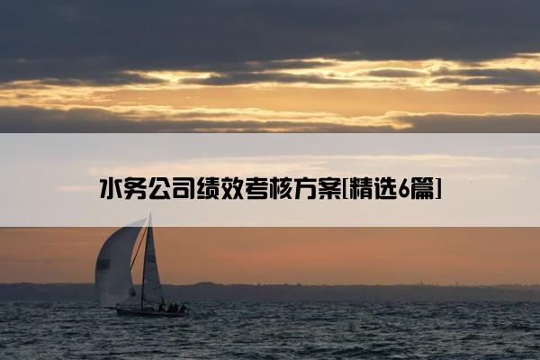 水务公司绩效考核方案[精选6篇]
