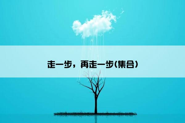 走一步，再走一步(集合)