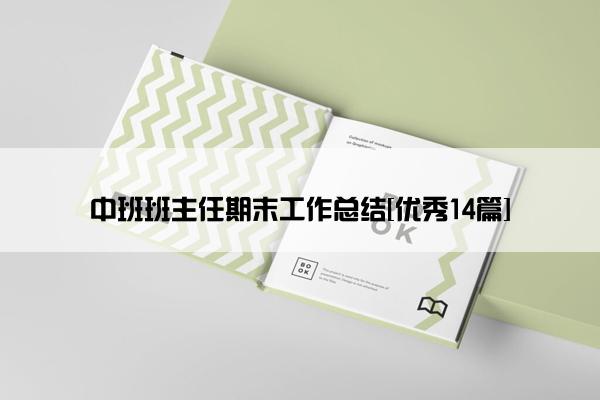 中班班主任期末工作总结[优秀14篇]