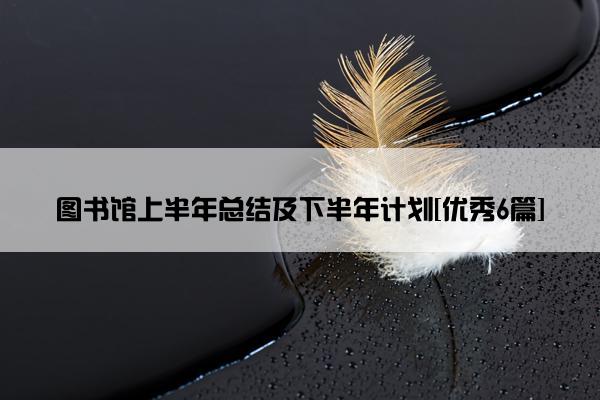 图书馆上半年总结及下半年计划[优秀6篇]