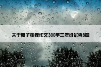关于兔子狐狸作文300字三年级优秀8篇