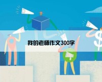 我的老师作文300字