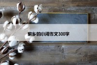 家乡的小河作文300字