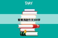 蟹黄汤包作文300字