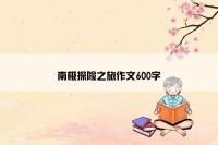 南极探险之旅作文600字