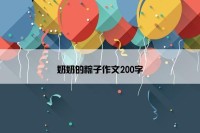 奶奶的粽子作文200字