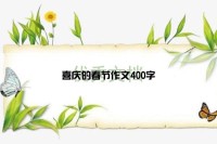喜庆的春节作文400字