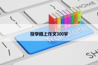 放学路上作文300字