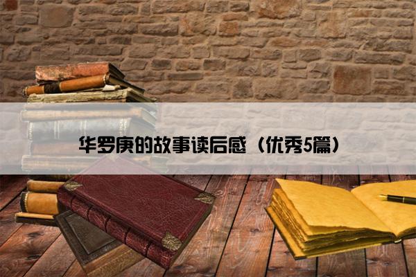华罗庚的故事读后感（优秀5篇）