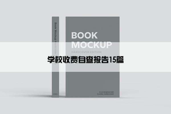 学校收费自查报告15篇
