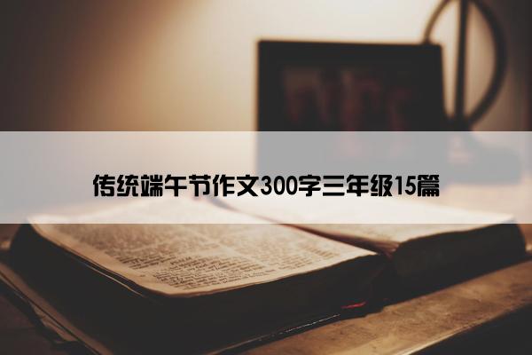 传统端午节作文300字三年级15篇