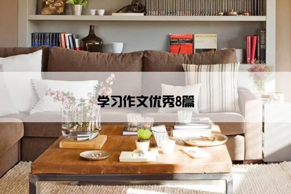 学习作文优秀8篇