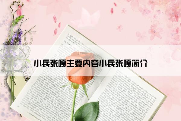 小兵张嘎主要内容小兵张嘎简介
