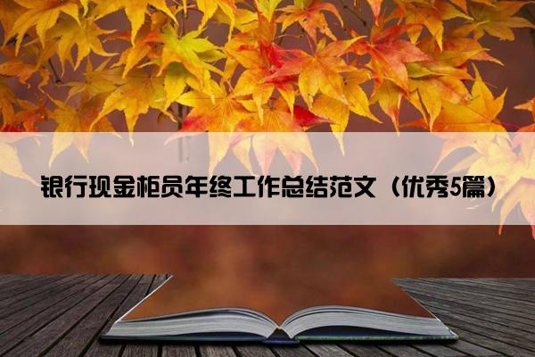 银行现金柜员年终工作总结范文（优秀5篇）