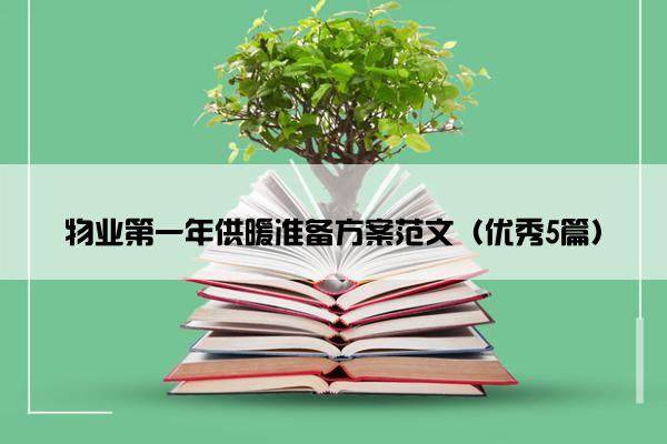 物业第一年供暖准备方案范文（优秀5篇）