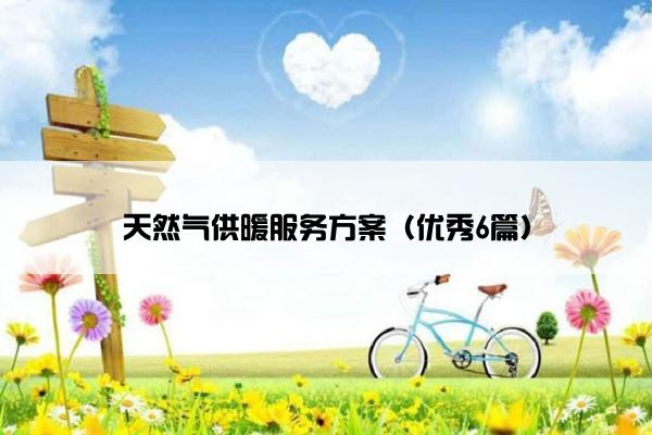 天然气供暖服务方案（优秀6篇）