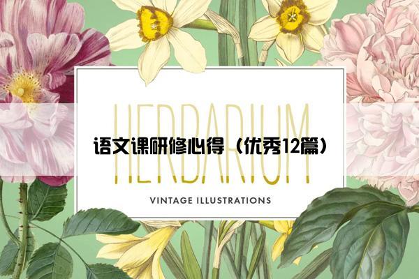 语文课研修心得（优秀12篇）