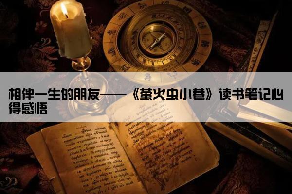 相伴一生的朋友——《萤火虫小巷》读书笔记心得感悟