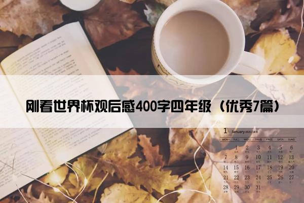 刚看世界杯观后感400字四年级（优秀7篇）