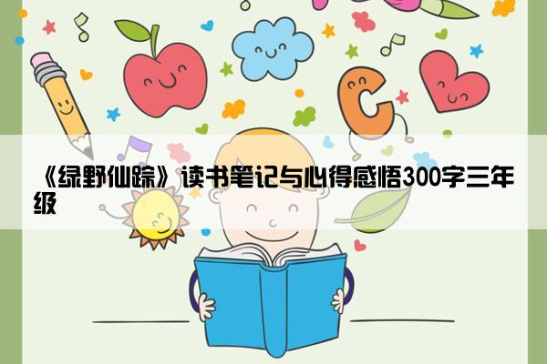 《绿野仙踪》读书笔记与心得感悟300字三年级