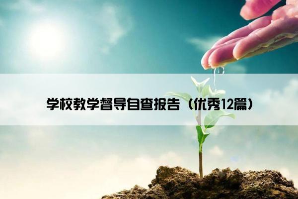 学校教学督导自查报告（优秀12篇）