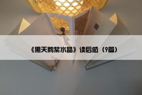 《黑天鹅紫水晶》读后感（9篇）