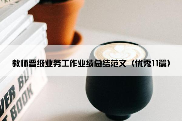 教师晋级业务工作业绩总结范文（优秀11篇）