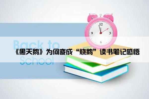 《黑天鹅》为何变成“烧鹅”读书笔记感悟