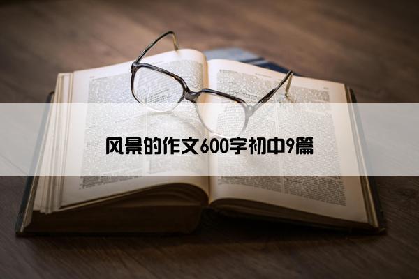 风景的作文600字初中9篇
