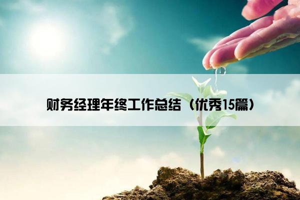 财务经理年终工作总结（优秀15篇）