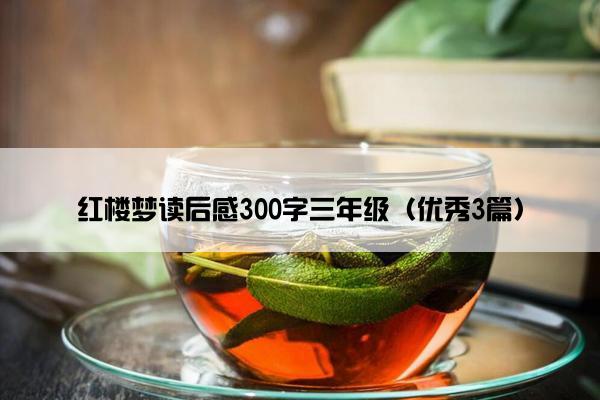 红楼梦读后感300字三年级（优秀3篇）