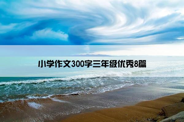 小学作文300字三年级优秀8篇