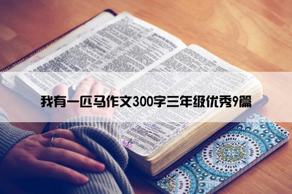 我有一匹马作文300字三年级优秀9篇