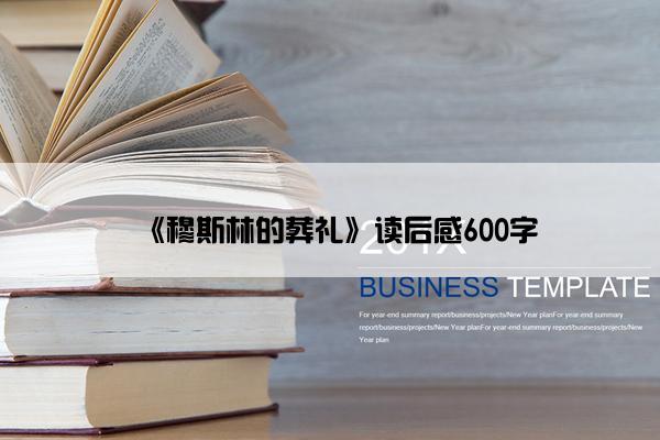 《穆斯林的葬礼》读后感600字