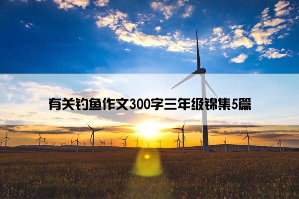 有关钓鱼作文300字三年级锦集5篇