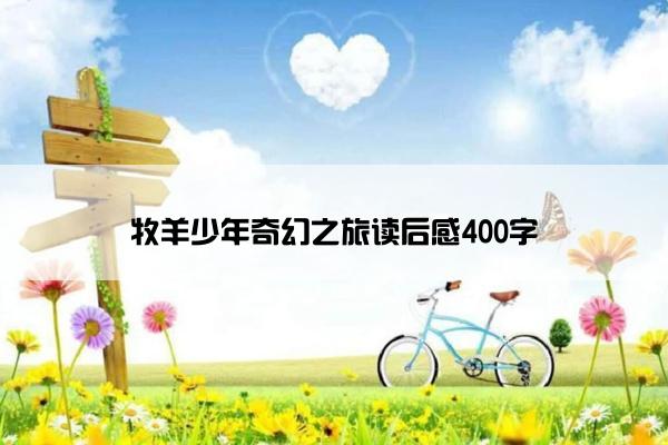 牧羊少年奇幻之旅读后感400字