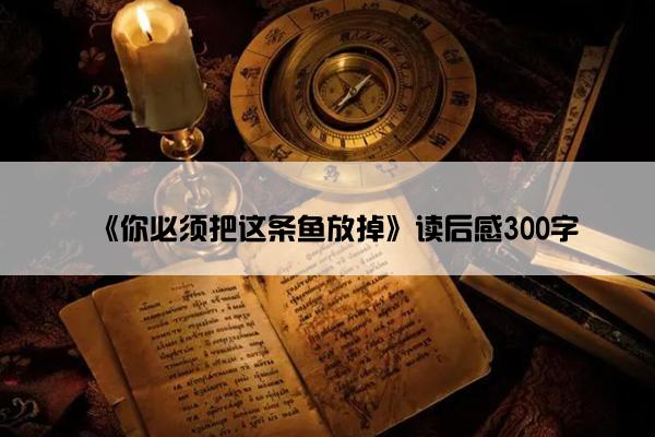 《你必须把这条鱼放掉》读后感300字