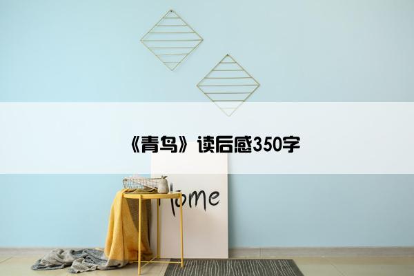 《青鸟》读后感350字