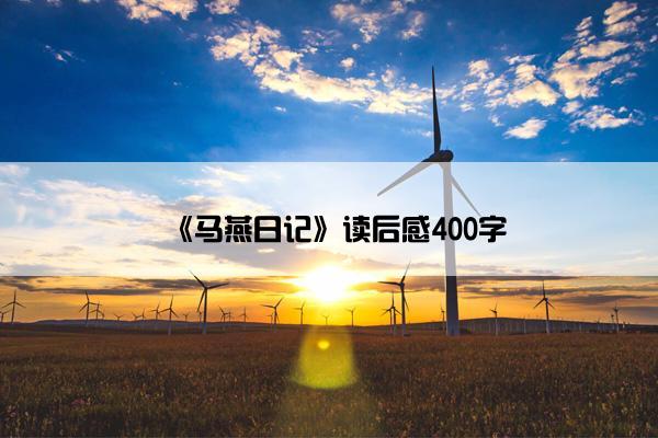 《马燕日记》读后感400字