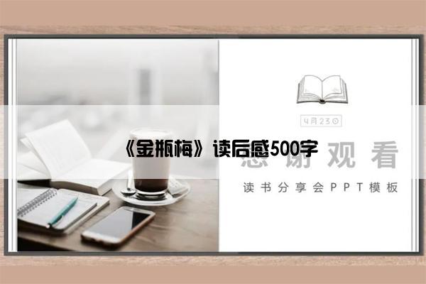 《金瓶梅》读后感500字