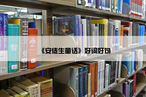 《安徒生童话》好词好句