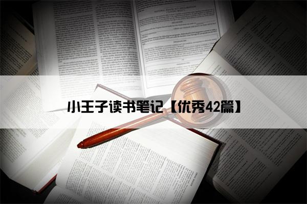 小王子读书笔记【优秀42篇】