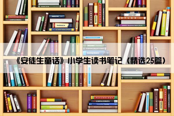 《安徒生童话》小学生读书笔记（精选25篇）