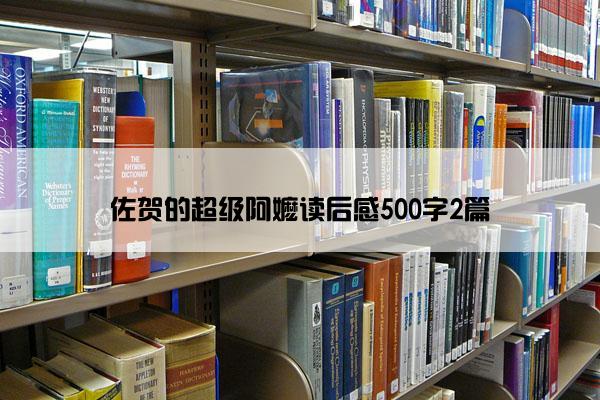 佐贺的超级阿嬷读后感500字2篇