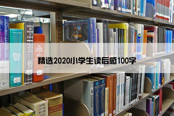 精选2020小学生读后感100字