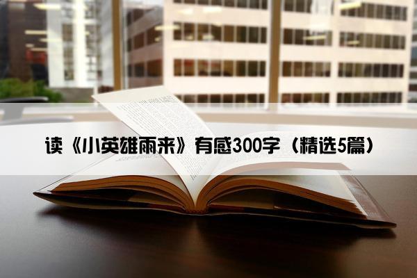 读《小英雄雨来》有感300字（精选5篇）