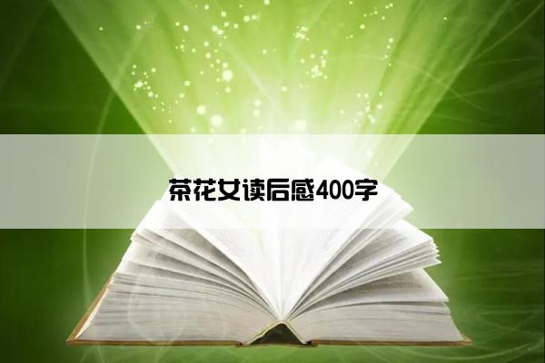 茶花女读后感400字
